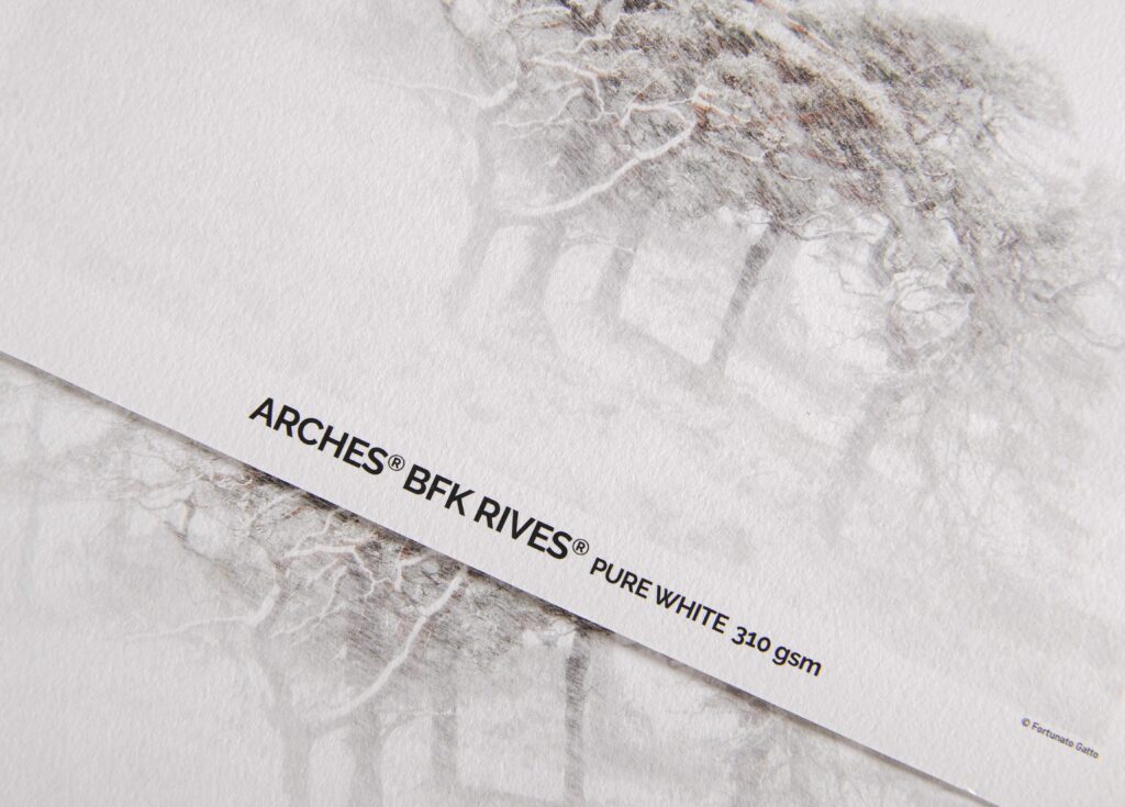 Canson Arches DFK Rives Pure White 310 gsm Detail View 2 1