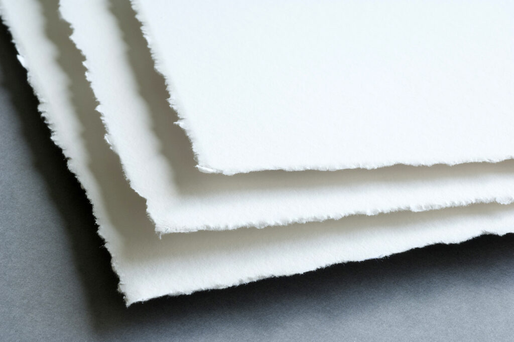 Hahnemuehle Museum Etching Deckle Edge 350 gsm Edge View