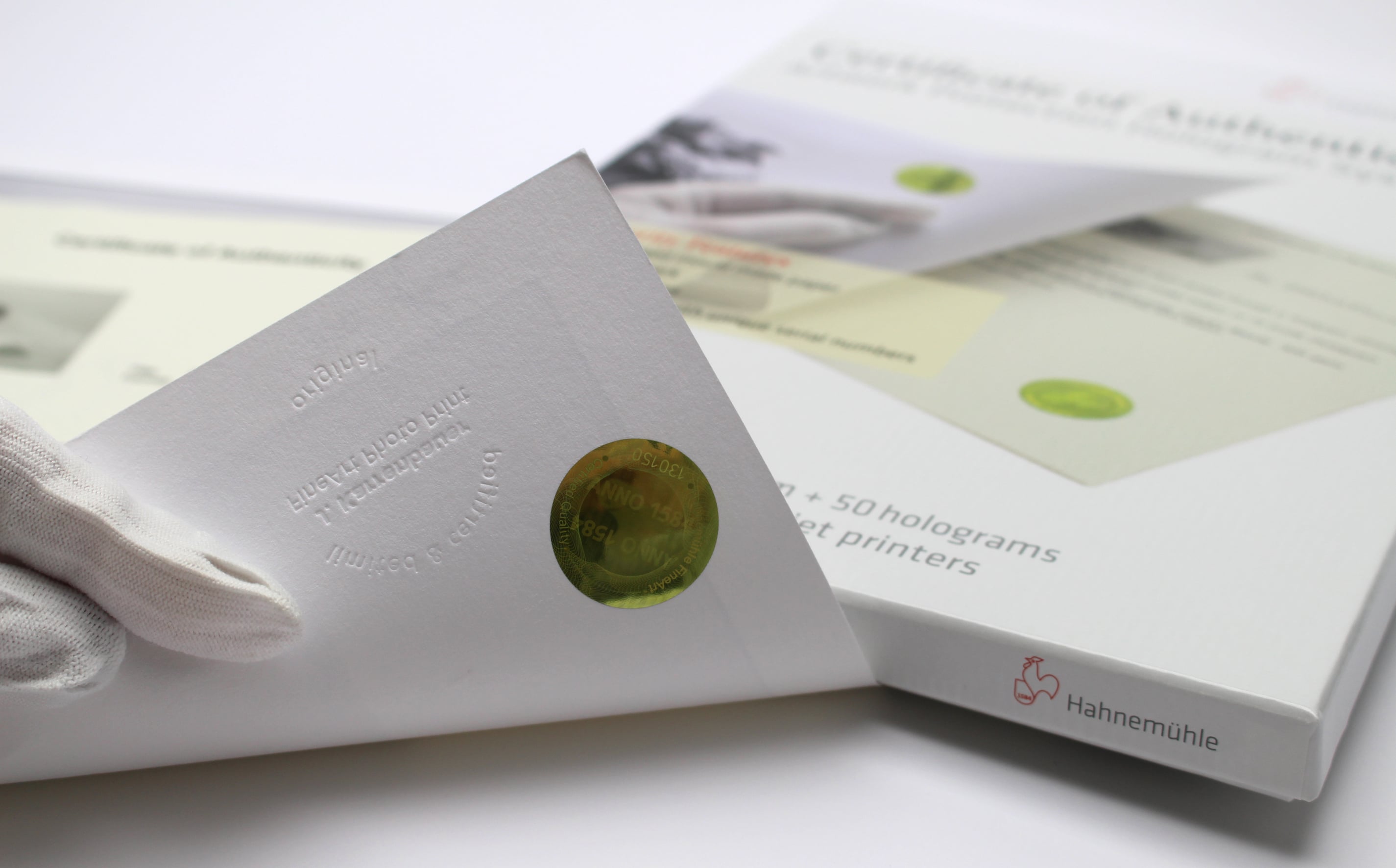 Hahnemuhle Certificate of Authenticity Seal