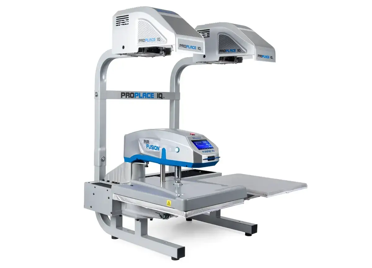 Stahls’ Hotronix® Dual Air Fusion ProPlace IQ™ Fully Integrated System