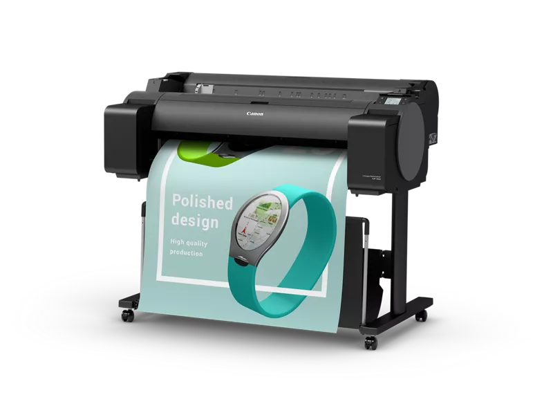 Canon imagePROGRAF gp 300 01 front slant print